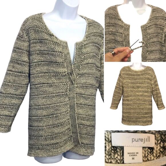 J. Jill Chunky Knit Cardigan - Picture 1 of 15